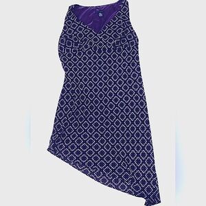 Womens Sexy Venezia Black & Purple Dress Size 14/16